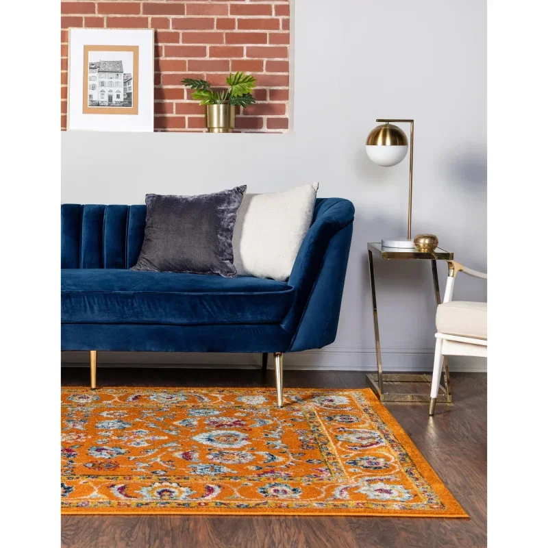 aurelios floral en naranja