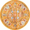 aurelios floral en naranja
