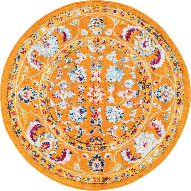 aurelios floral en naranja