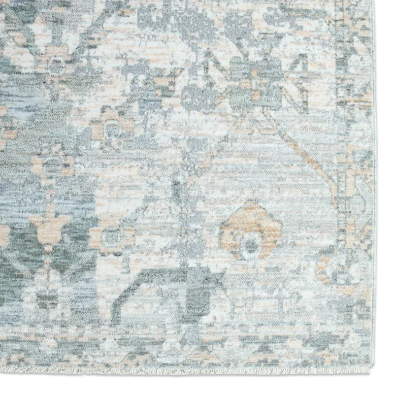 Tapete Balada Ornamental Vintage en Gris Natural