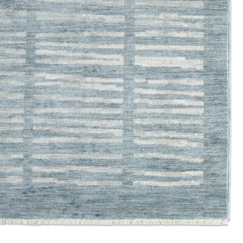 Tapete Balada Rayado Bicolor en Azul y Gris