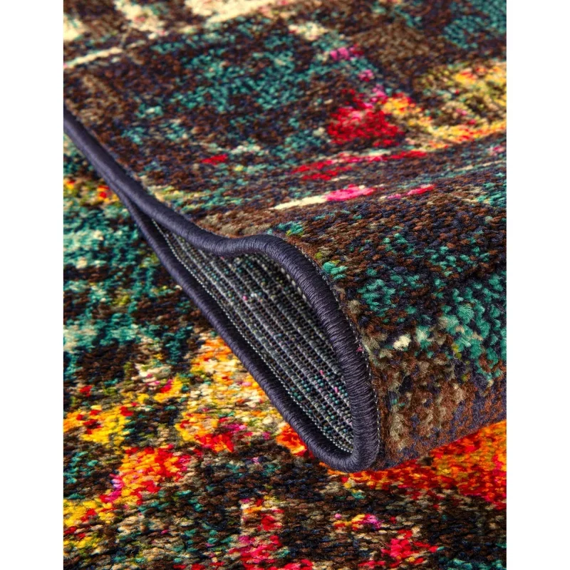 boreal abstracto en multicolor