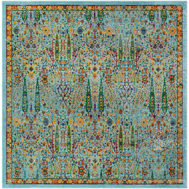 califa floral en aqua
