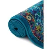 califa floral en azul marino