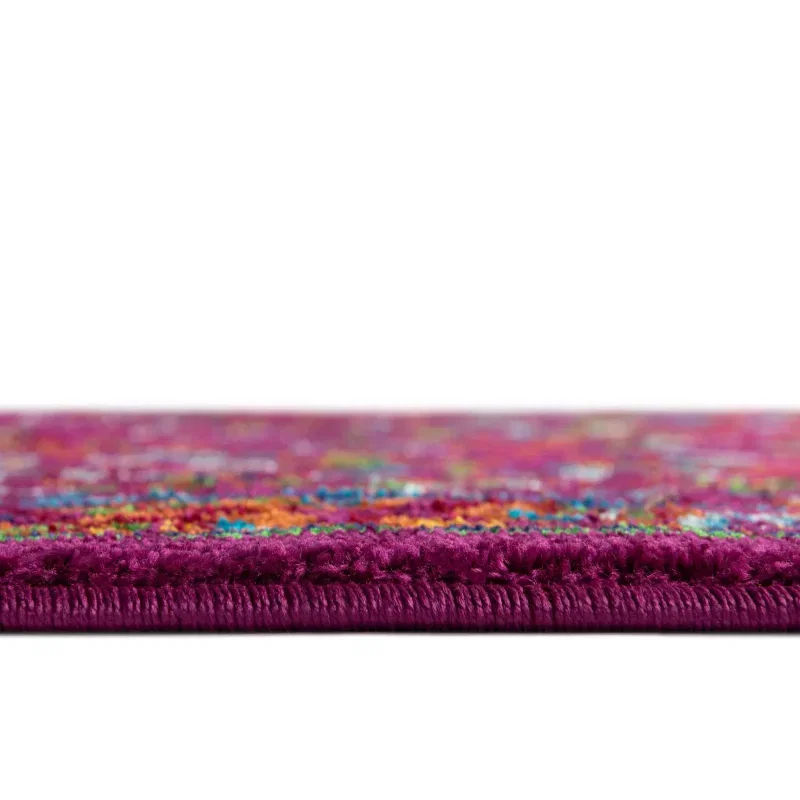 califa floral en rosa