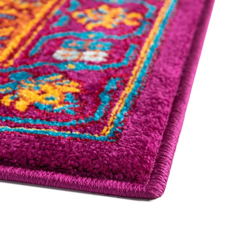 califa geometrico en fucsia