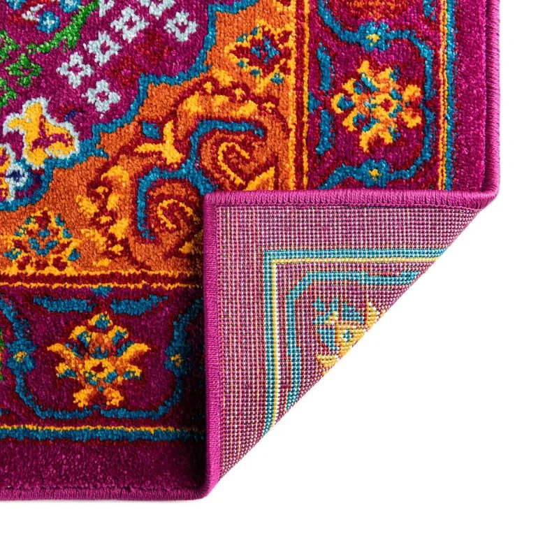 califa geometrico en fucsia