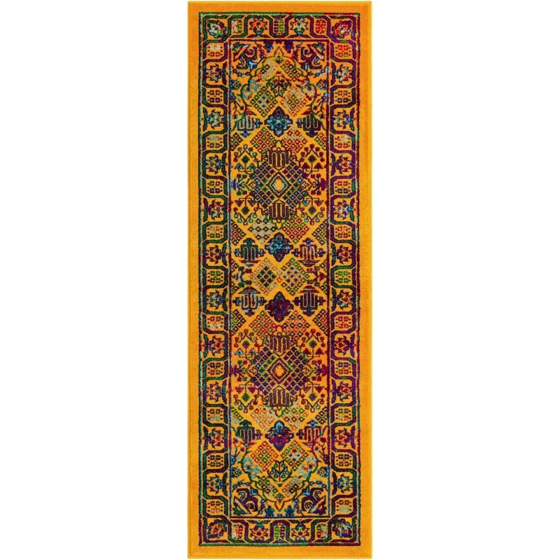 califa geometrico en multicolor
