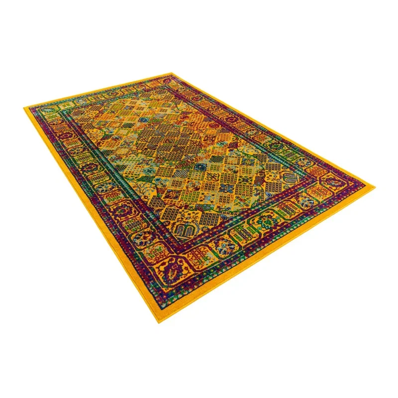 califa geometrico en multicolor
