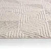 Tapete Cáliz Triángulos Geométricos en Blanco