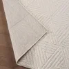 Tapete Cáliz Triángulos Geométricos en Blanco