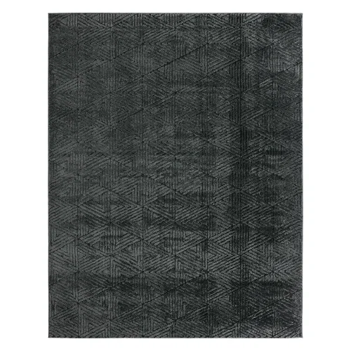 Tapete Cáliz Triángulos Geométricos en Negro