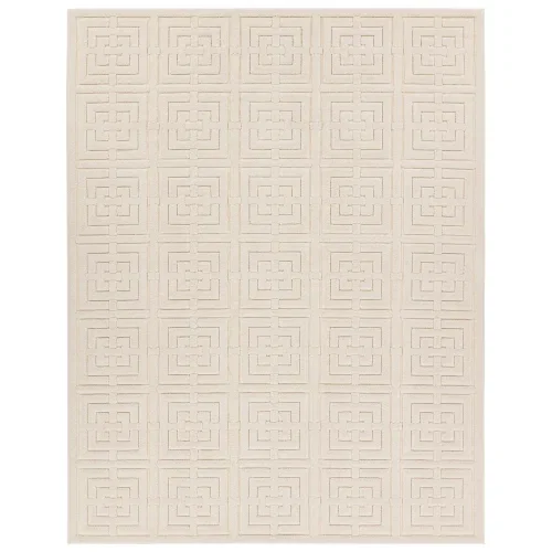 Tapete Cantera Baldosa Moderna en Blanco