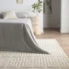 Tapete Cantera Baldosa Moderna en Blanco