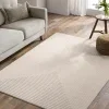 Tapete Cantera Rectángulo Alto-Bajo en Blanco