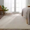 Tapete Cantera Rectángulo Alto-Bajo en Blanco