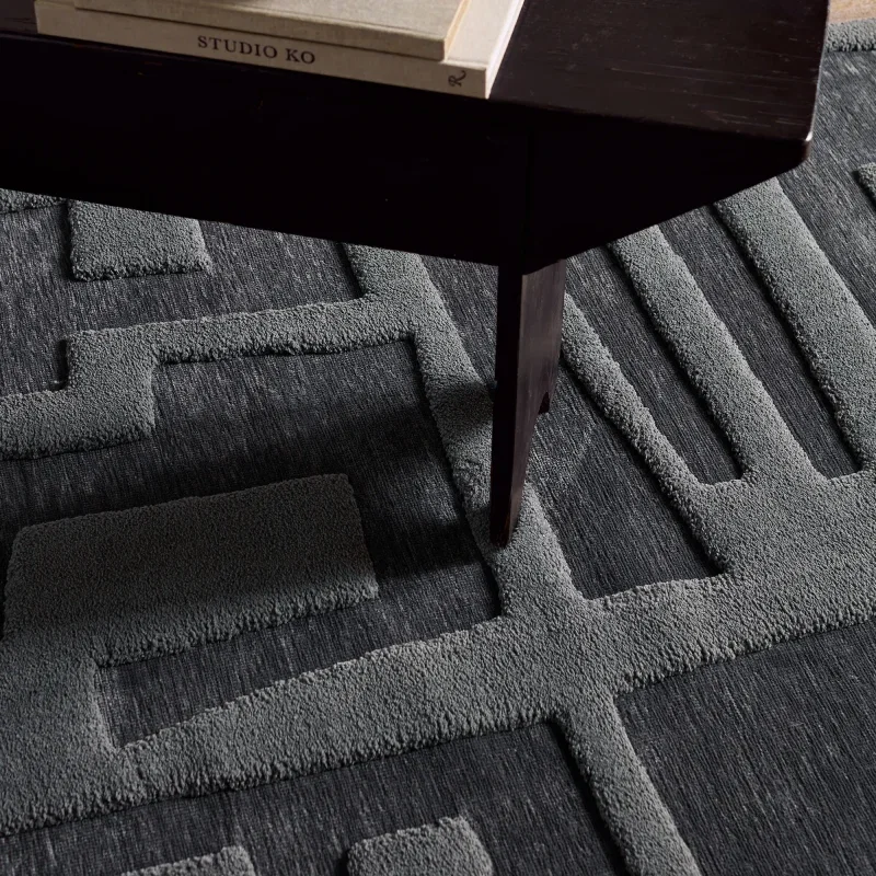 Tapete Cantera Textura Tridimensional en Gris