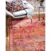 caribe floral en rojo