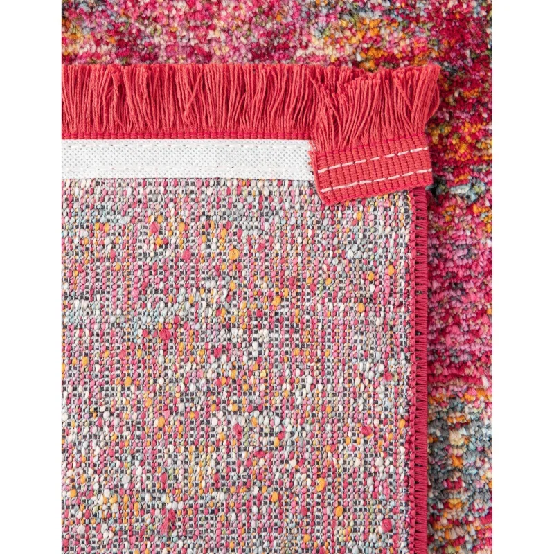 caribe floral en rojo