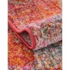 caribe floral en rojo