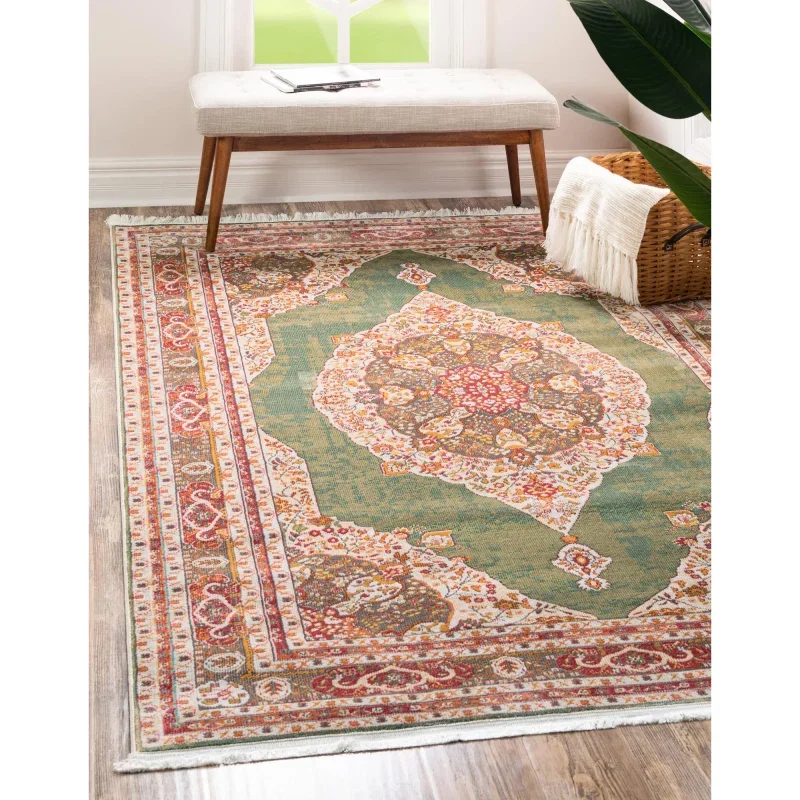 caribe medallon joya en verde