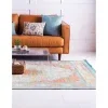 caribe medallon oriental en azul claro