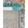 caribe medallon oriental en azul claro