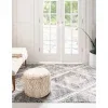 caspi rombos en gris crema