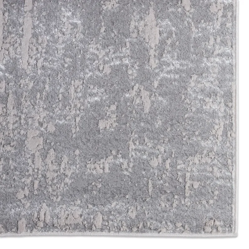 Tapete Catálisis Abstracciones Plateadas en Gris, detalle de la textura 2