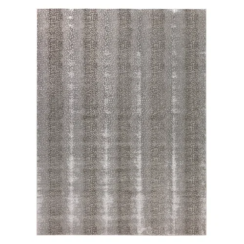 Tapete Catálisis Leopardo Plateado en Gris