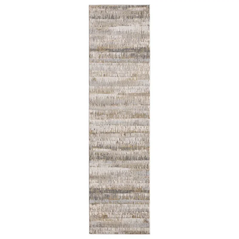 Tapete Catálisis Rayado Ombré en Taupe