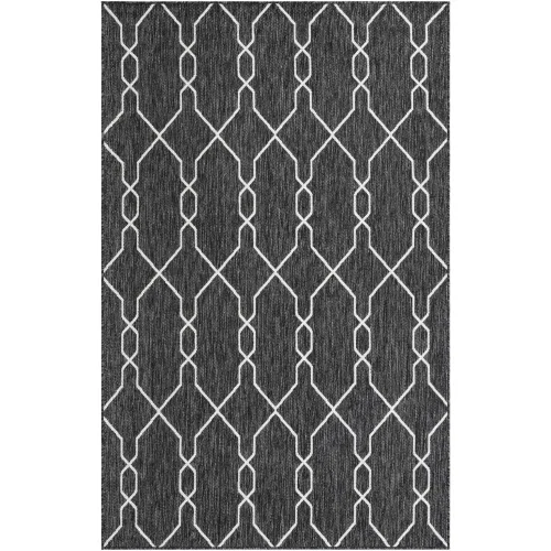 celosia exterior enrejado en gris carbon