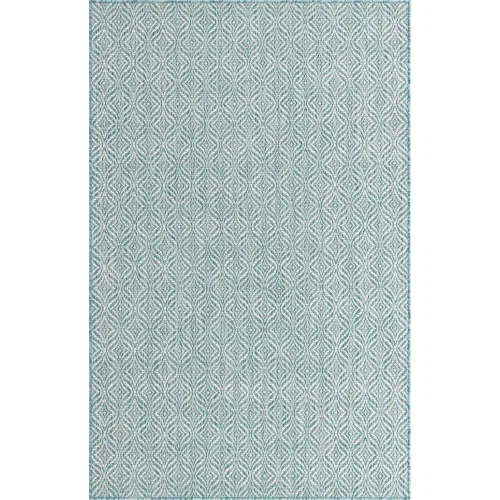 celosia exterior geometrico en aqua