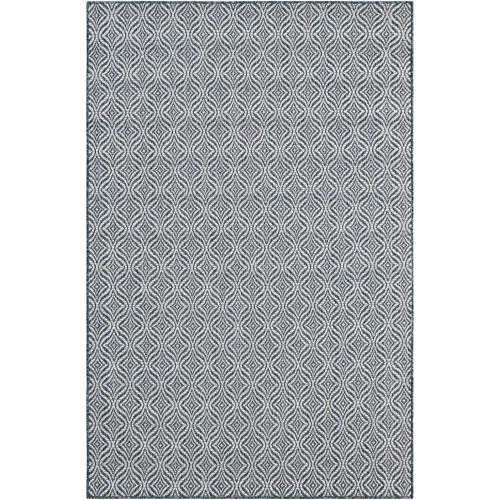 celosia exterior geometrico en azul