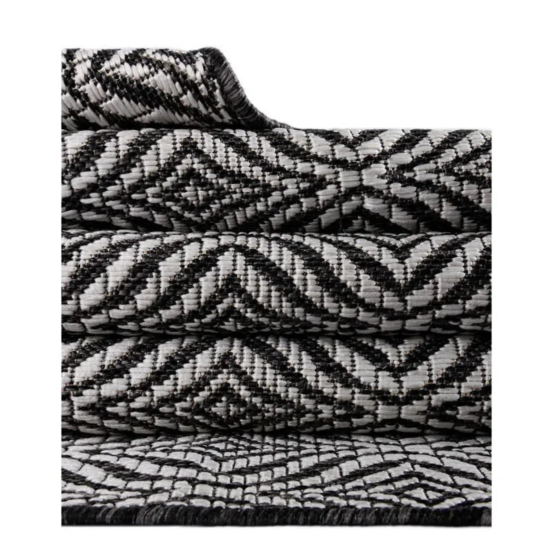 celosia exterior geometrico en gris carbon