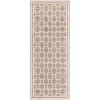 christie enrejado cuadrado en beige