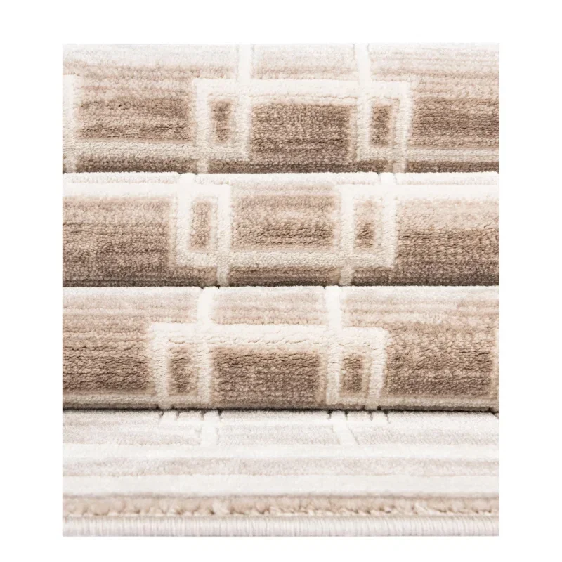 christie enrejado cuadrado en beige