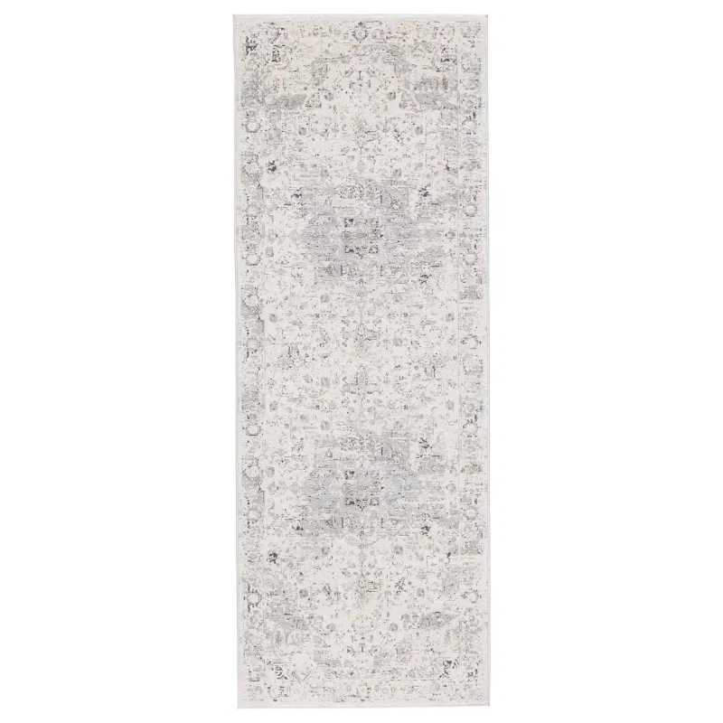 Tapete Confort Medallón Floral en Gris - Vista 6