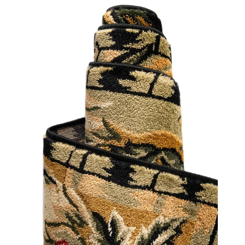 corral floral en crema