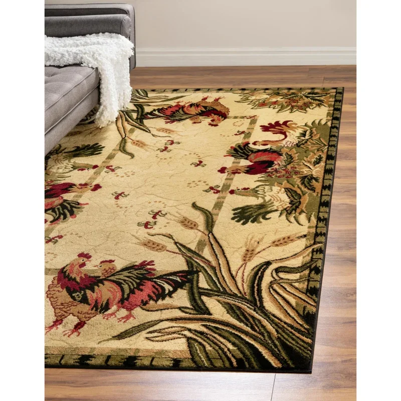 corral floral en crema