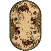 corral floral en crema