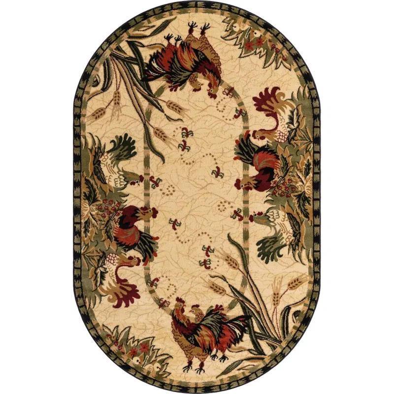corral floral en crema