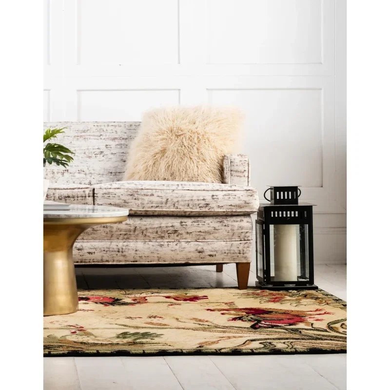 corral floral en crema