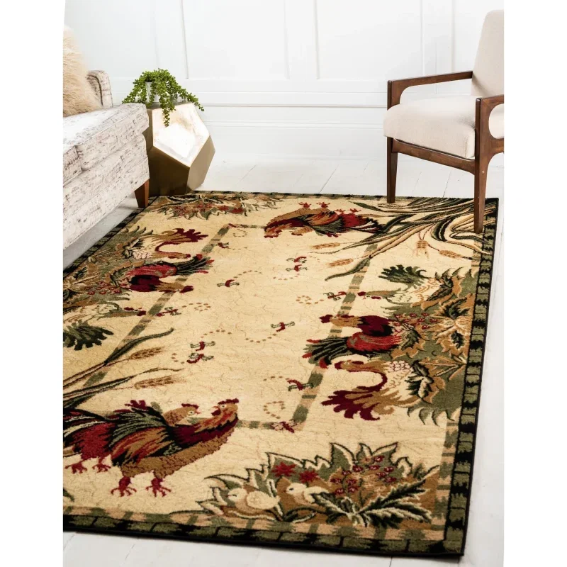 corral floral en crema