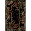 corral floral en negro