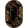 corral floral en negro