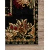 corral floral en negro