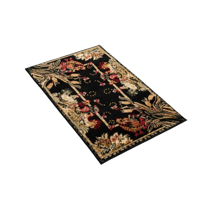 corral floral en negro