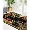 corral floral en negro