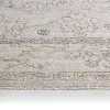 Tapete Dalia Floral Desgastado en Gris y Café